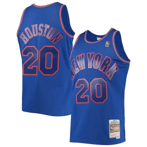 Allan Houston New York Knicks Stylish 1996/97 Throwback Dark Swingman Jersey Blue