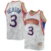 Allen Iverson Elegant Philadelphia 76ers Hardwood Classics 1996/97 Lunar New Year Swingman Jersey White