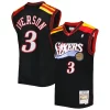 Allen Iverson Philadelphia 76ers Hardwood Unique Classics 2006/07 Swingman Jersey Black