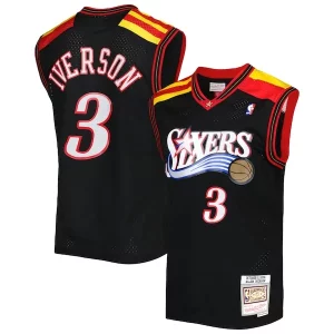 Allen Iverson Philadelphia 76ers Hardwood Unique Classics 2006/07 Swingman Jersey Black