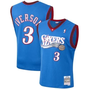 Allen Iverson Philadelphia 76ers Unique 1999/2000 Hardwood Classics Swingman Jersey Royal