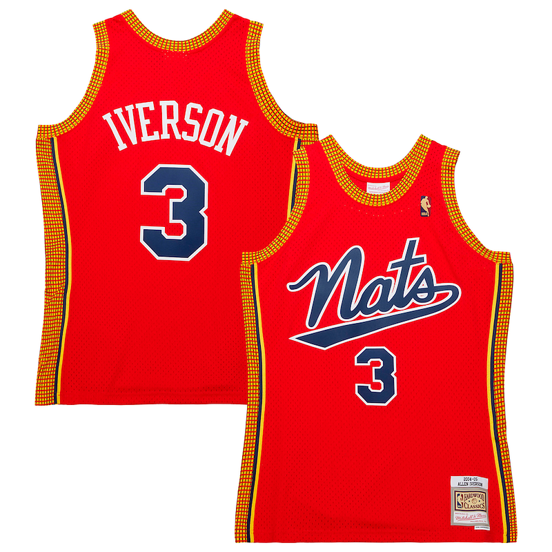 Allen Iverson Philadelphia Chic 76ers 2004/05 Hardwood Classics Swingman Jersey Red