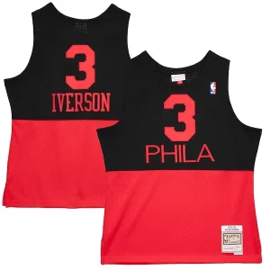 Allen Unique Iverson Philadelphia 76ers 2003/04 Hardwood Classics Reload 2.0 Swingman Jersey Black