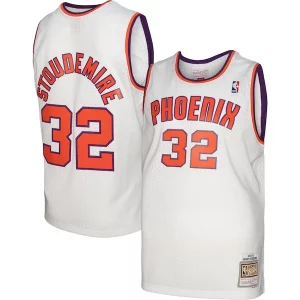 Amar'e Stoudemire Phoenix Suns 2001/02 Elegant Hardwood Classics Swingman Jersey White/Purple