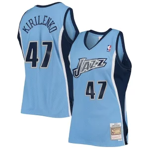 Andrei Kirilenko Utah Jazz 2009/10 Hardwood Classics Swingman Jersey Stylish Powder Blue