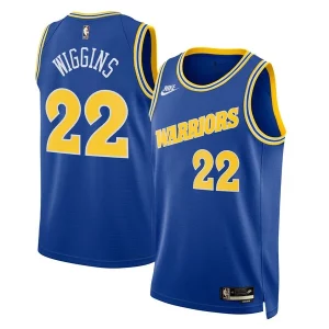 Andrew Wiggins Golden State Warriors Nike Gorgeous Swingman Jersey Classic Edition Blue