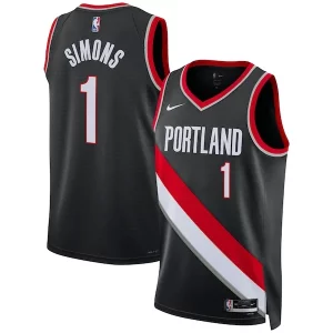 Anfernee Simons Portland Trail Blazers Nike Unisex Swingman Fabulous Jersey Icon Edition Black