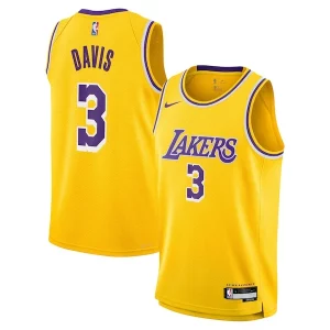 Anthony Davis Los Angeles Lakers Nike Youth Stylish Swingman Jersey Icon Edition Gold