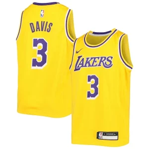 Anthony Davis Los Angeles Lakers Nike Youth Swingman Stylish Jersey Icon Edition Gold