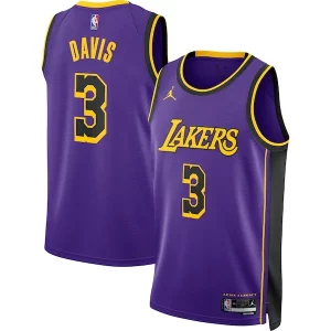Anthony Davis Los Angeles Lakers Trendy Jordan Brand Unisex Swingman Jersey Statement Edition Purple