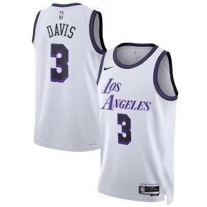 Anthony Davis Los Angeles Trendy Lakers Nike Unisex 2022/23 Swingman Jersey City Edition White