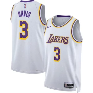 Anthony Davis Unique Los Angeles Lakers Nike Unisex Swingman Jersey Association Edition White