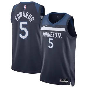 Anthony Edwards Minnesota Timberwolves Nike Eye - catching Unisex Swingman Jersey Icon Edition Navy
