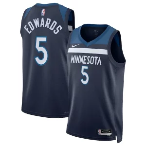 Anthony Edwards Minnesota Timberwolves Nike Unisex Swingman Replica Jersey Icon Edition Navy Trendy