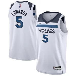 Anthony Gorgeous Edwards Minnesota Timberwolves Nike Youth Swingman Jersey Association Edition White