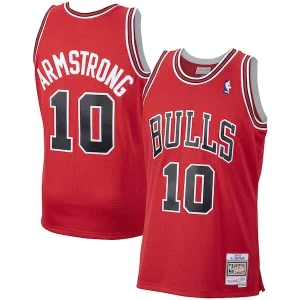 B. J. Armstrong Chicago Bulls 2001/02 Gorgeous Hardwood Classics Swingman Jersey Red