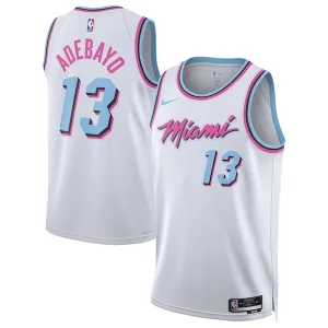 Bam Adebayo Miami Heat Nike Unisex 2024/25 Swingman Player Jersey Stylish City Edition White
