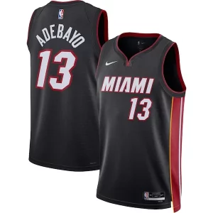 Bam Adebayo Miami Heat Nike Unisex Swingman Jersey Icon Chic Edition Black