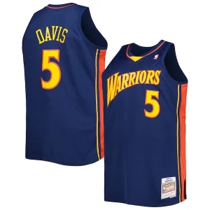 Baron Davis Golden State Warriors Big & Tall Hardwood Classics Unique 2006/07 Swingman Jersey Navy