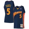 Baron Davis Unique Golden State Warriors 2006/07 Hardwood Classics Swingman Jersey Navy