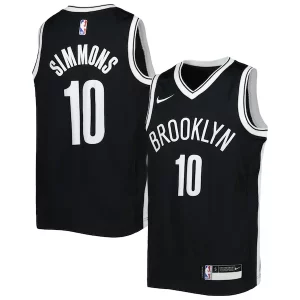 Ben Simmons Brooklyn Nets Nike Chic Youth Swingman Jersey Icon Edition Black