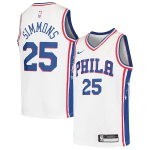 Ben Simmons Philadelphia 76ers Nike Youth Swingman Jersey Eye - catching White/Royal