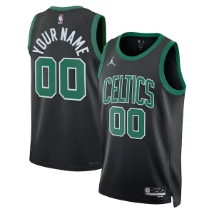 Boston Celtics Elegant Jordan Brand Unisex 2022/23 Swingman Custom Jersey Statement Edition Black