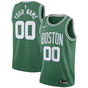 Boston Celtics Nike 2020/21 Swingman Custom Jersey Icon Edition Kelly Green Chic