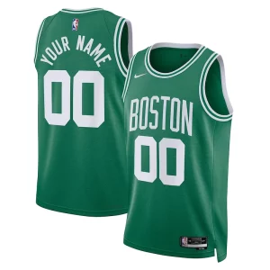 Boston Celtics Nike Unisex 2022/23 Swingman Custom Jersey Kelly Green Icon Edition Fabulous