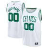 Boston Celtics Fast Break Fabulous Custom Jersey Association Edition White/Kelly Green/Black