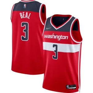 Bradley Gorgeous Beal Washington Wizards Nike 2021/22 Diamond Swingman Jersey Icon Edition Red