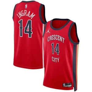 Brandon Ingram New Fabulous Orleans Pelicans Jordan Brand Unisex Swingman Jersey Statement Edition Red