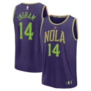 Brandon Ingram New Orleans Pelicans 2024/25 Premium Fast Break Player Jersey City Edition Purple