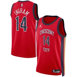 Brandon Ingram New Orleans Pelicans Jordan Brand Unisex Swingman Jersey Elegant Statement Edition Red