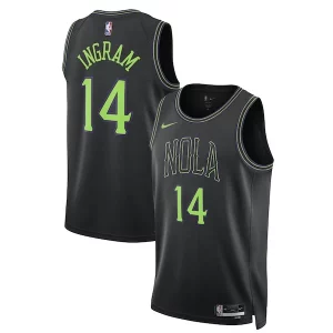 Brandon Ingram New Orleans Pelicans Nike Unisex Elegant 2023/24 Swingman Jersey Black City Edition