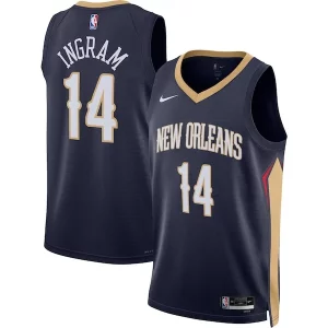 Brandon Ingram New Orleans Pelicans Nike Unisex Swingman Jersey Stylish Icon Edition Navy