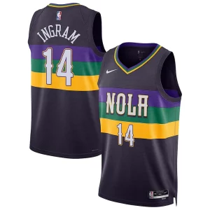 Brandon Ingram New Orleans Unique Pelicans Nike Unisex 2022/23 Swingman Jersey City Edition Purple