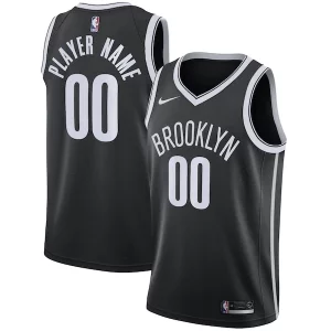 Brooklyn Nets Nike 2020/21 Swingman Fabulous Custom Jersey Icon Edition Black