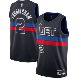 Cade Cunningham Detroit Pistons Jordan Brand Unisex Swingman Jersey Statement Elegant Edition Black