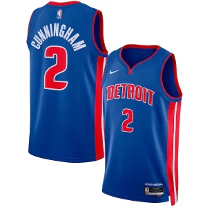 Cade Cunningham Detroit Pistons Nike Unisex Swingman Jersey Premium Icon Edition Blue/White