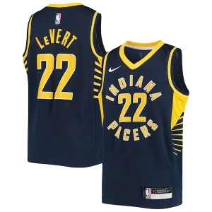 Caris LeVert Indiana Pacers Nike Chic Youth Swingman Jersey Icon Edition Navy