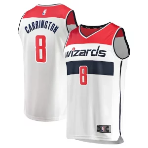 Carlton Carrington Washington Wizards Youth Fast Break Replica Player Jersey Unique Association Edition White