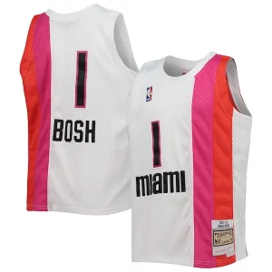 Chris Bosh Miami Heat Youth 2011/12 Hardwood Classics Trendy Swingman Jersey White