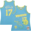 Chris Mullin Golden State Warriors 1993/94 Swingman Fabulous Sidewalk Sketch Jersey Light Blue