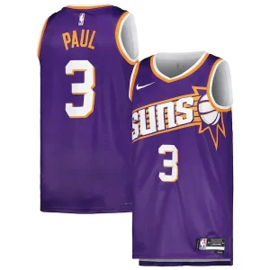 Chris Paul Phoenix Suns Nike Unisex Gorgeous Swingman Jersey Icon Edition Purple/White