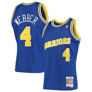 Chris Webber Golden State Warriors 1993/94 Hardwood Classics Swingman Jersey Royal Trendy
