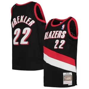 Clyde Drexler Portland Trail Blazers Trendy Youth 1991/92 Hardwood Classics Swingman Jersey Black