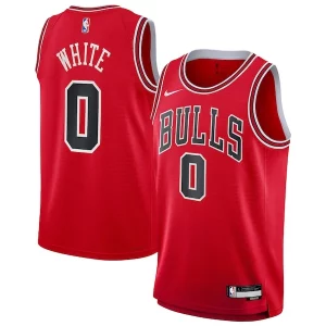 Coby White Chicago Bulls Youth Stylish Swingman Jersey Red Icon Edition