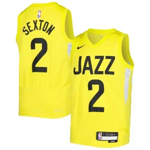 Collin Sexton Utah Jazz Nike Youth Eye - catching Swingman Jersey Icon Edition Yellow