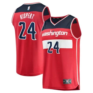 Corey Kispert Washington Wizards Youth Fast Break Replica Player Jersey Icon Edition Red Stylish